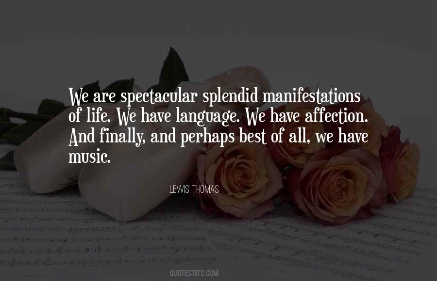 Quotes About Manifestations #1233334