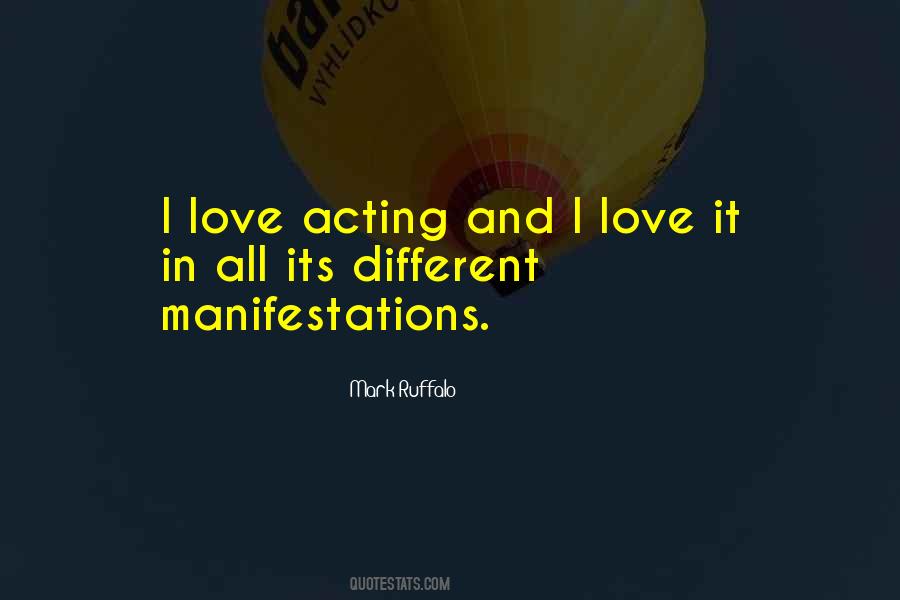 Quotes About Manifestations #1685503