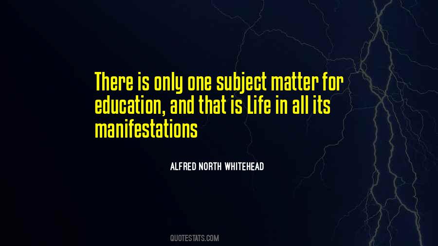 Quotes About Manifestations #967543