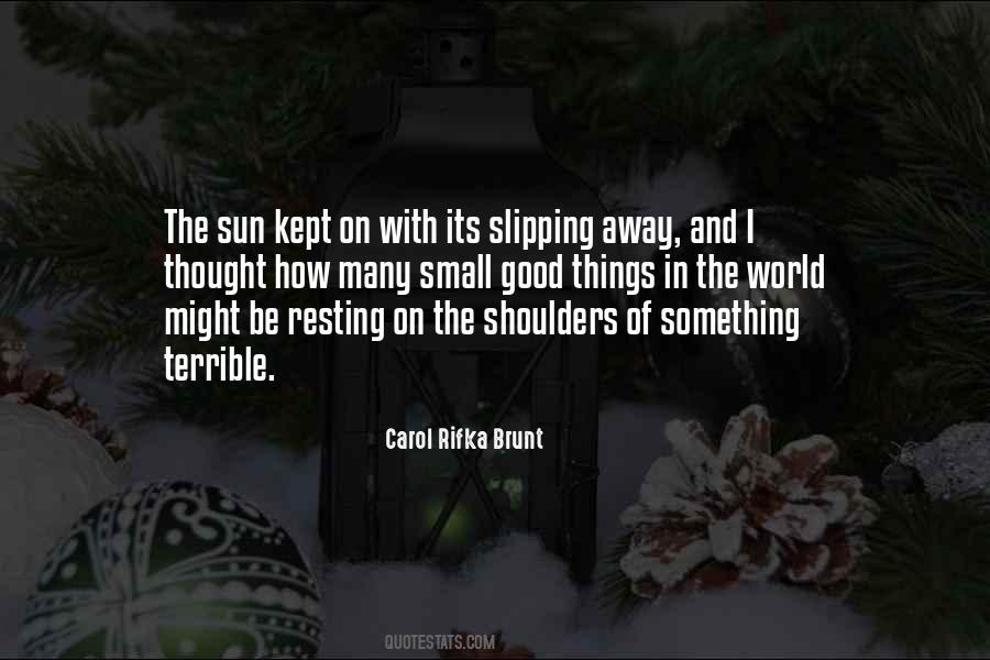 Carol Rifka Brunt Quotes #575458