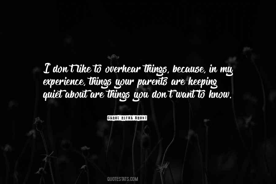 Carol Rifka Brunt Quotes #897792