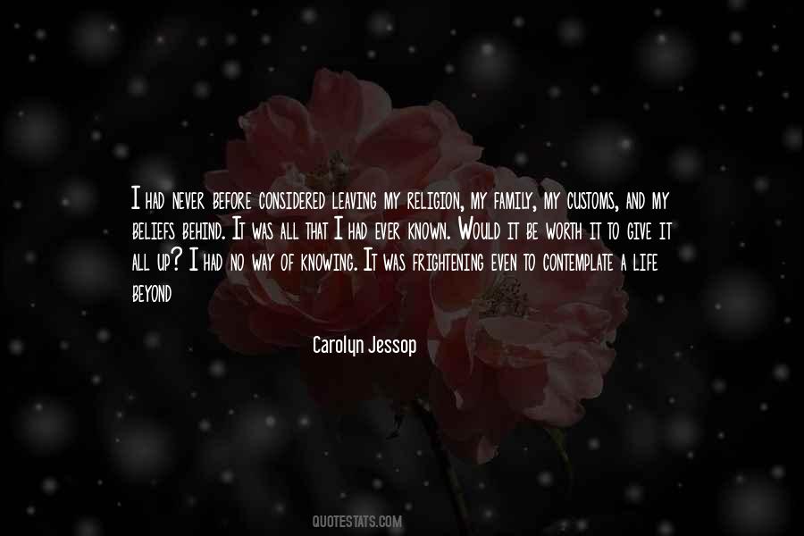 Carolyn Jessop Quotes #39318