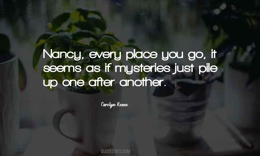 Carolyn Keene Quotes #627762