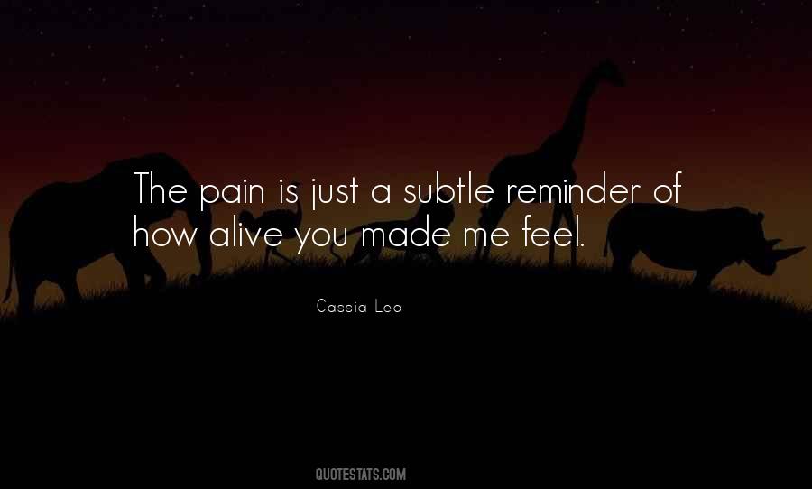 Cassia Leo Quotes #1553454