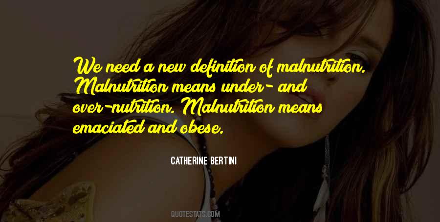 Catherine Bertini Quotes #969563