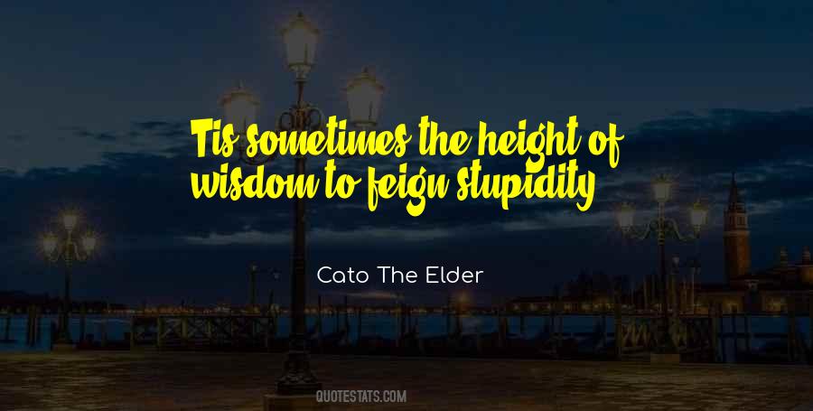 Cato The Elder Quotes #333441