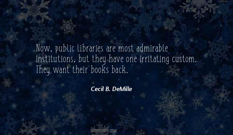 Cecil B Demille Quotes #292497