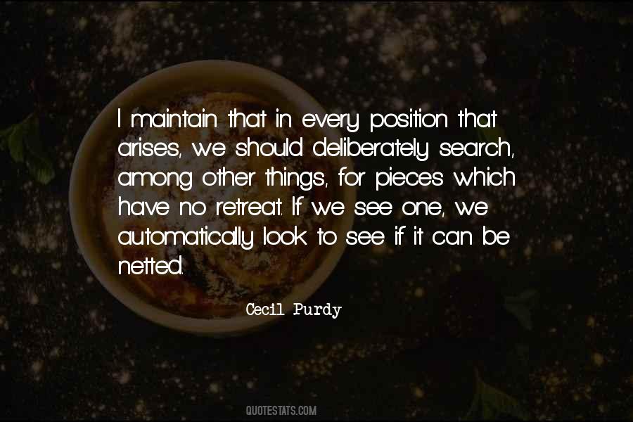 Cecil Purdy Quotes #227576