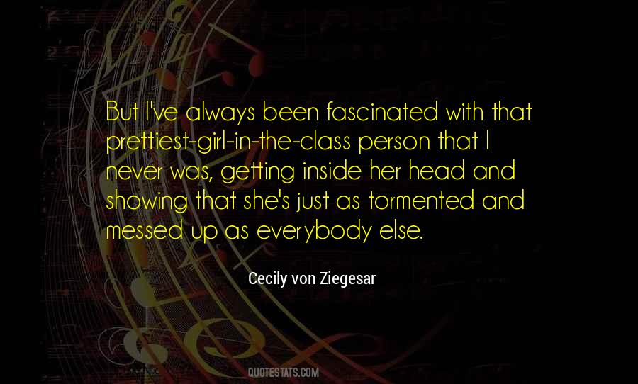 Cecily Von Ziegesar Quotes #723906