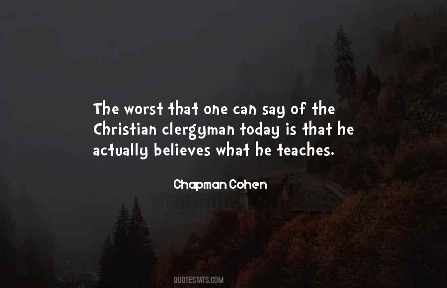 Chapman Cohen Quotes #1410206