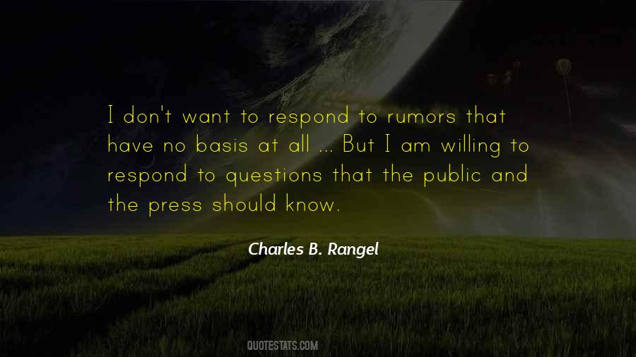 Charles B Rangel Quotes #62627