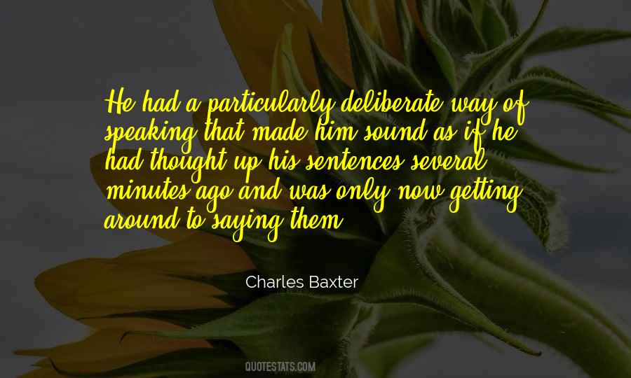 Charles Baxter Quotes #1285789