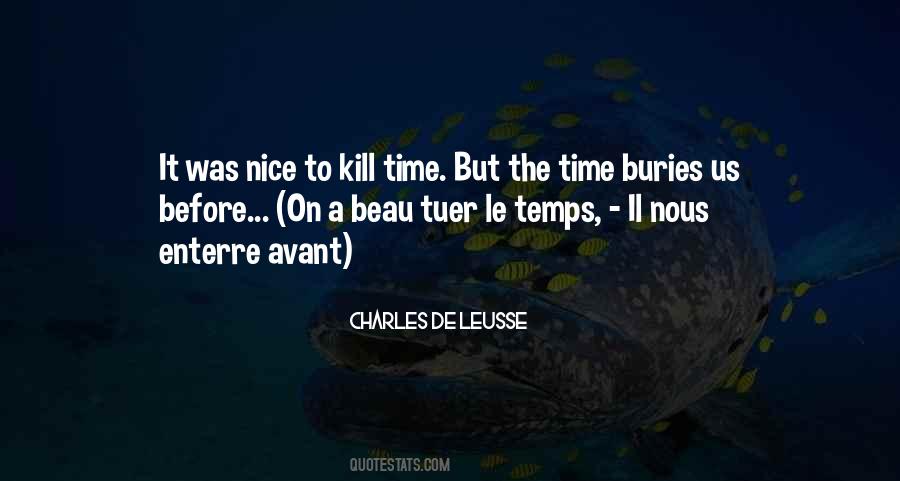 Charles De Leusse Quotes #1097641