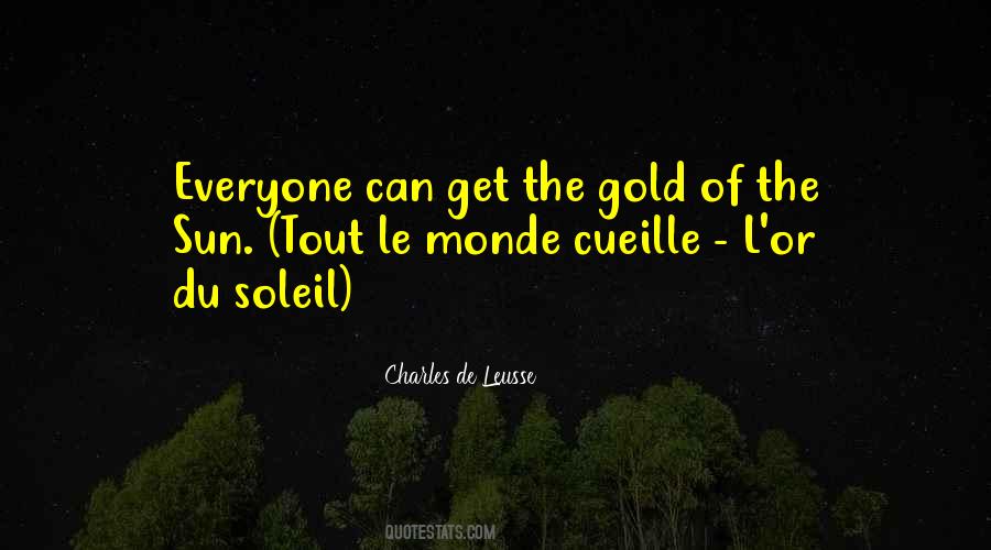 Charles De Leusse Quotes #1435016