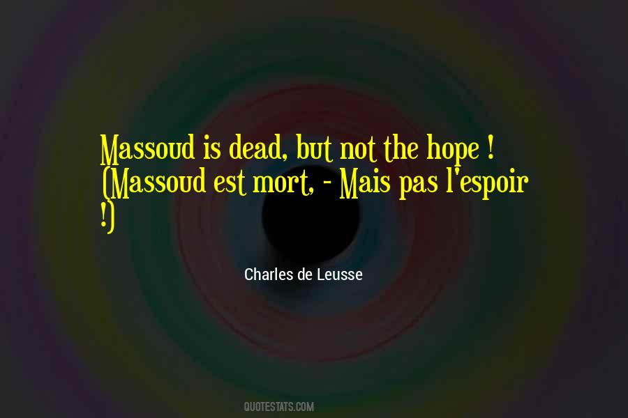 Charles De Leusse Quotes #543680