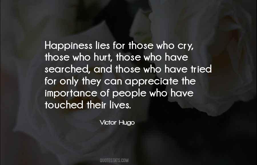 Quotes About Lives Touched #1439553