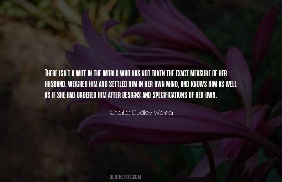 Charles Dudley Warner Quotes #1353868