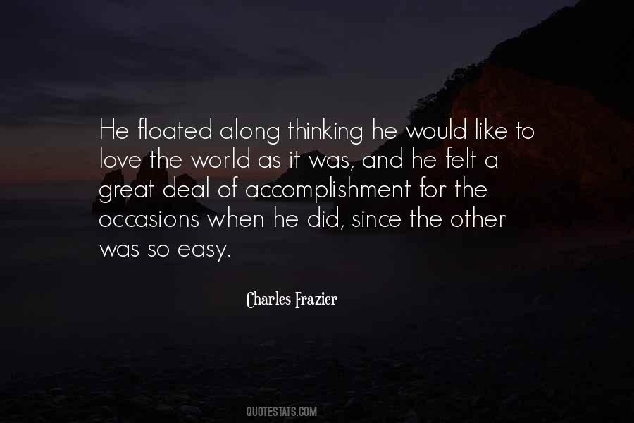 Charles Frazier Quotes #273956