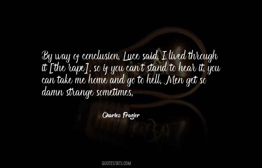 Charles Frazier Quotes #770756