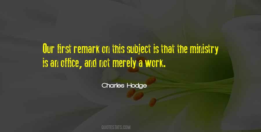 Charles Hodge Quotes #1081440