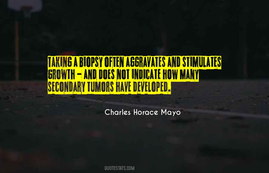 Charles Horace Mayo Quotes #1569177