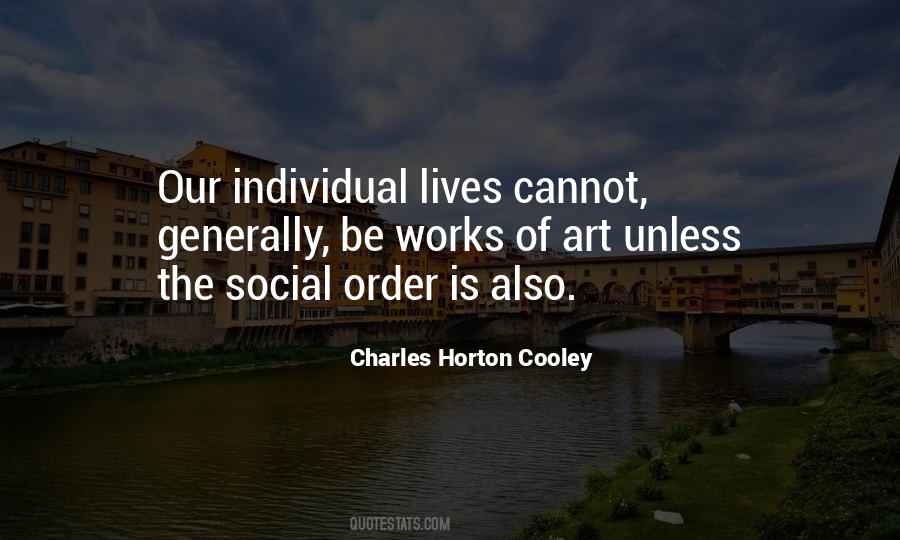 Charles Horton Cooley Quotes #1604342