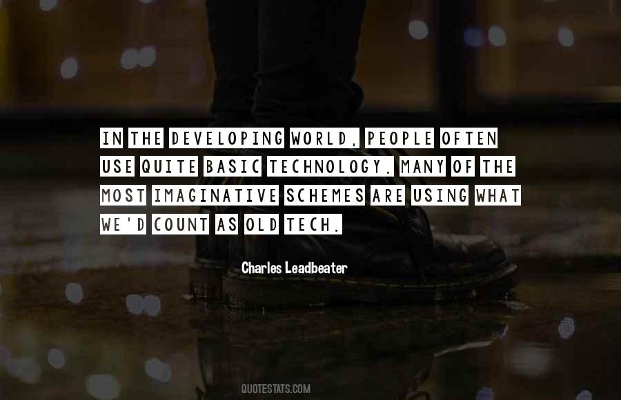 Charles Leadbeater Quotes #1417861