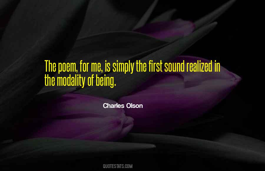 Charles Olson Quotes #91020