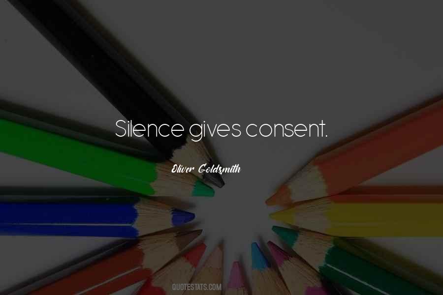 Quotes About Consent #1238344