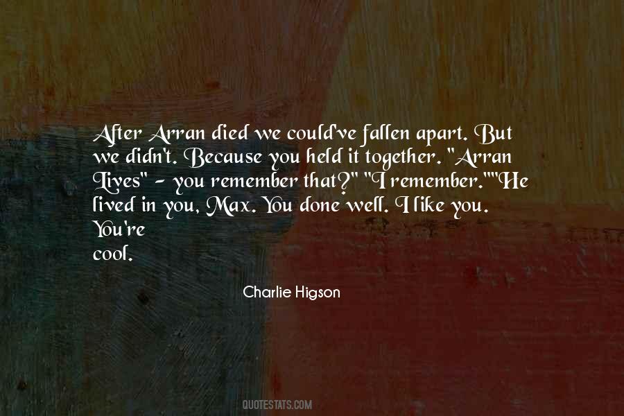Charlie Higson Quotes #1105436