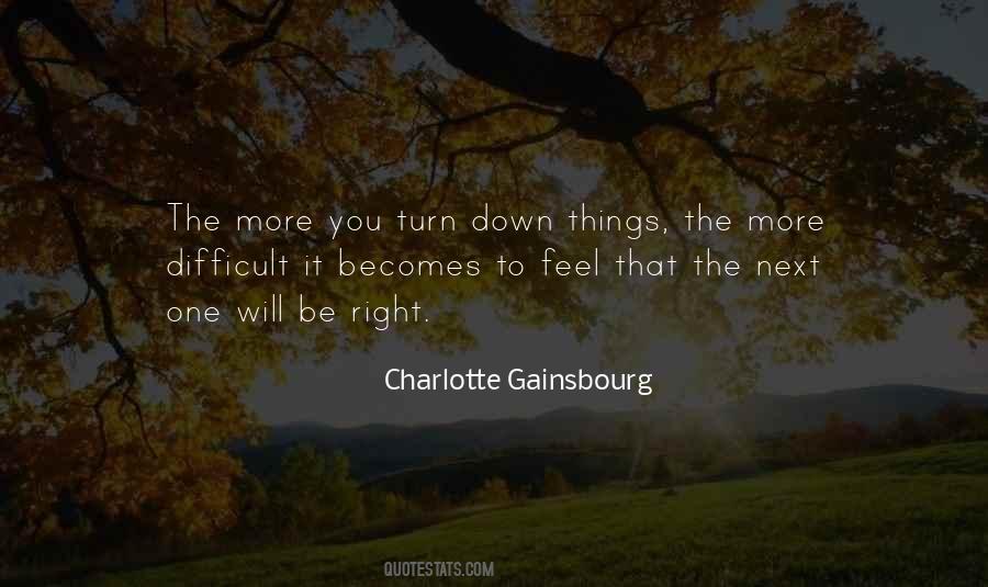 Charlotte Gainsbourg Quotes #95529