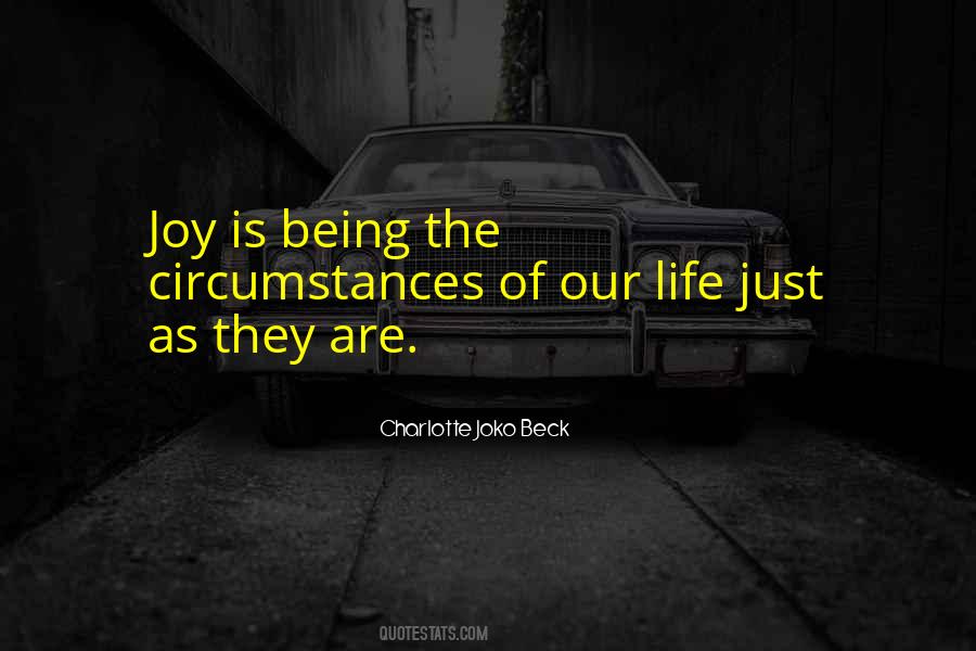 Charlotte Joko Beck Quotes #1280391