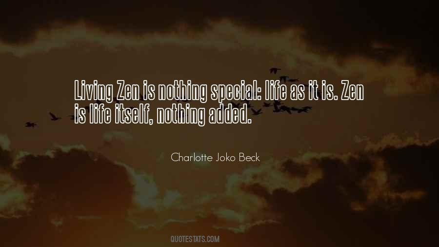 Charlotte Joko Beck Quotes #657926