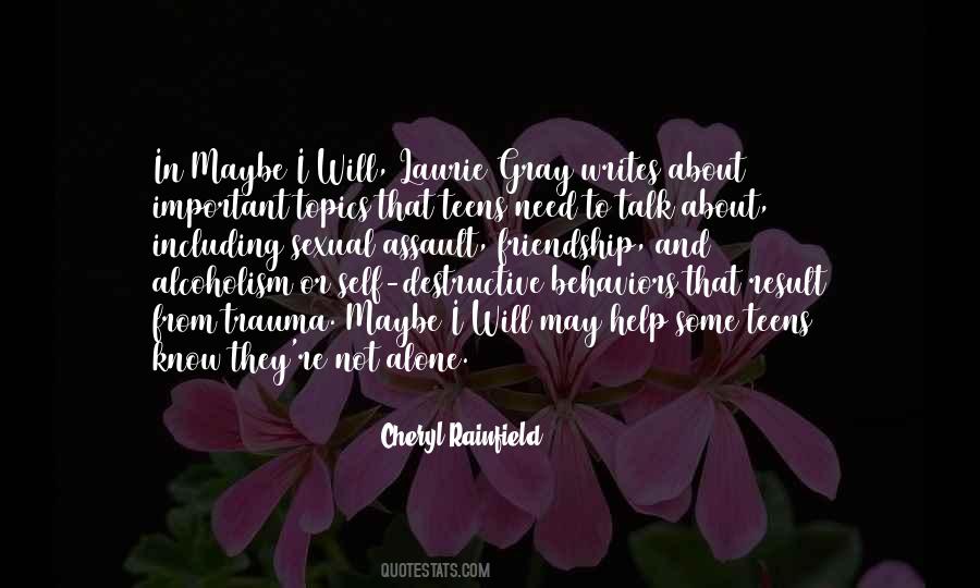 Cheryl Rainfield Quotes #245817