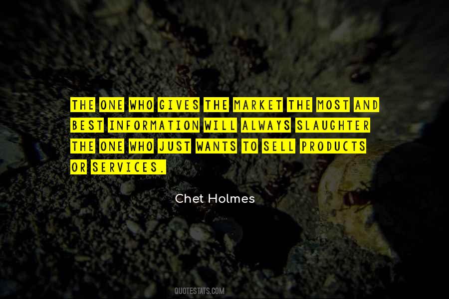 Chet Holmes Quotes #1157585