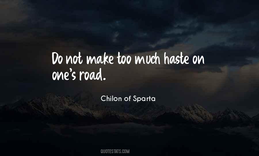 Chilon Of Sparta Quotes #355144