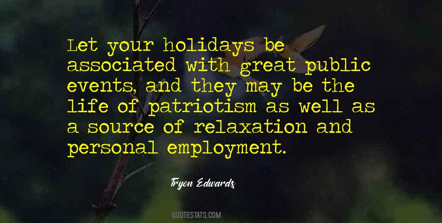 Quotes About Public Holidays #1382659