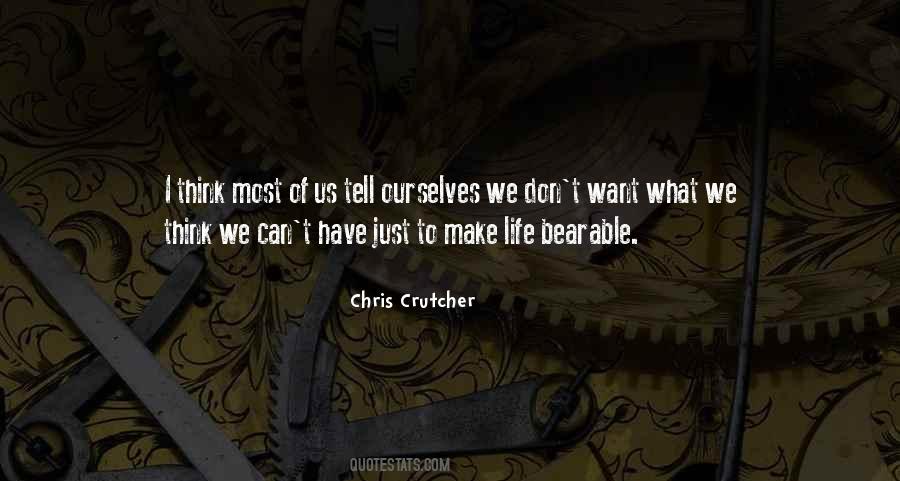 Chris Crutcher Quotes #1190943