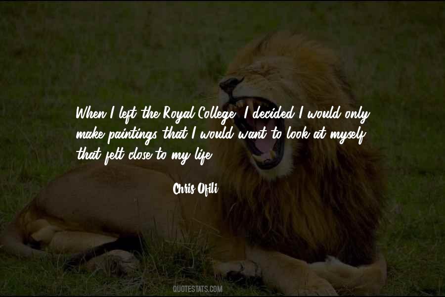 Chris Ofili Quotes #105617