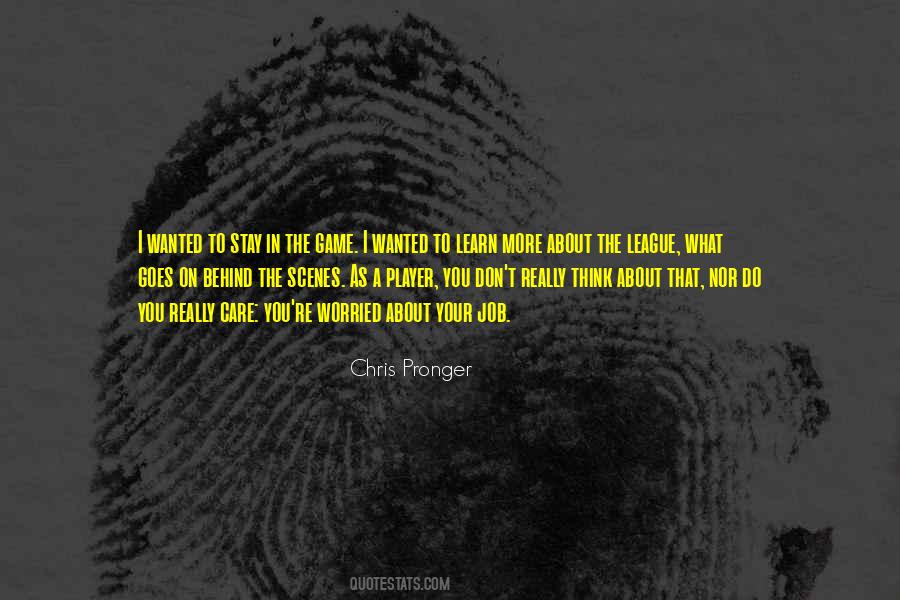 Chris Pronger Quotes #343808