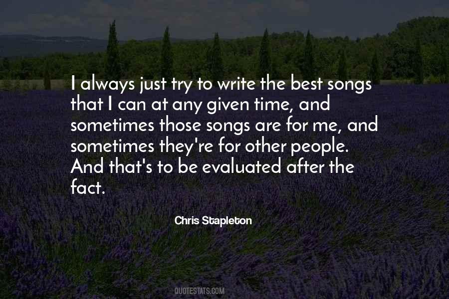 Chris Stapleton Quotes #1103844