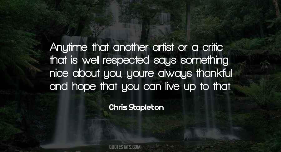 Chris Stapleton Quotes #1402922