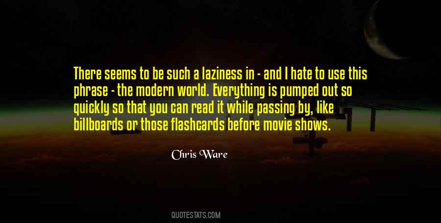 Chris Ware Quotes #1509262