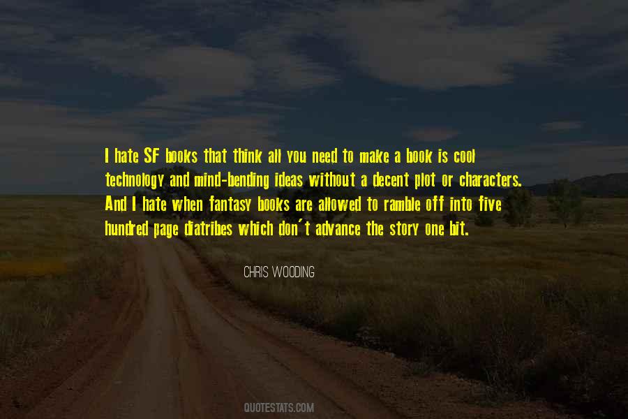 Chris Wooding Quotes #17468