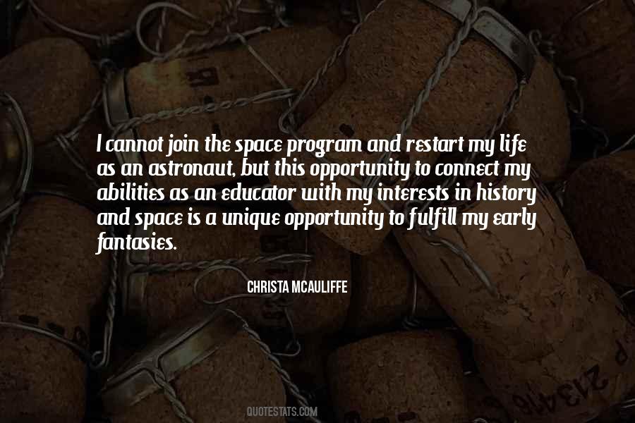 Christa Mcauliffe Quotes #621801