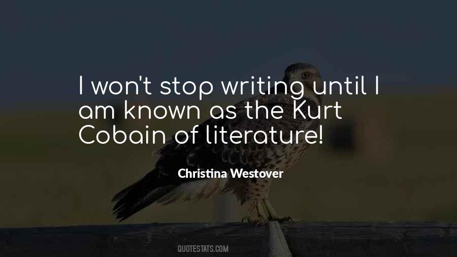 Christina Westover Quotes #1280633