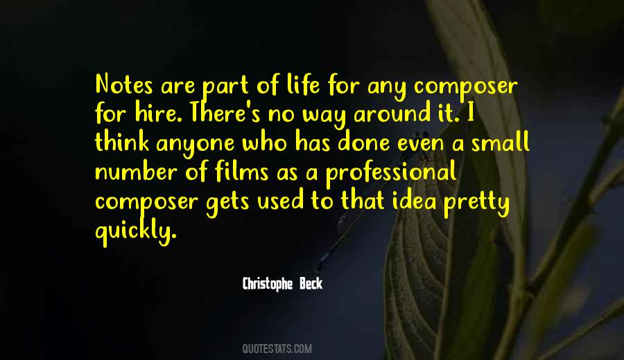 Christophe Beck Quotes #385291