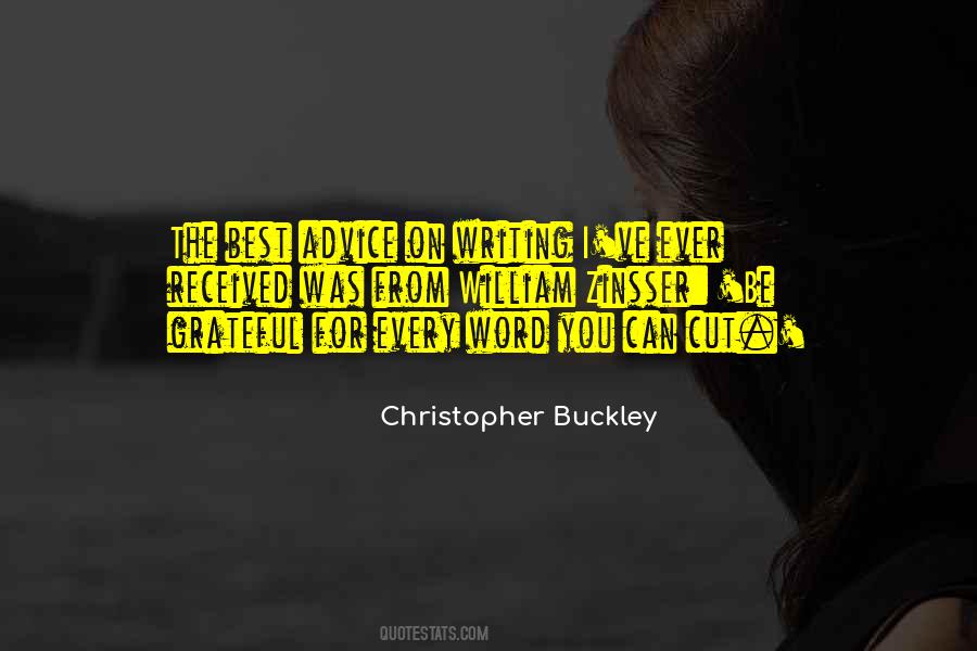 Christopher Buckley Quotes #3678