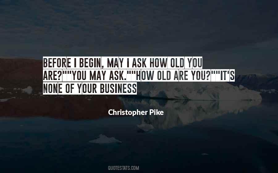 Christopher Pike Quotes #254614