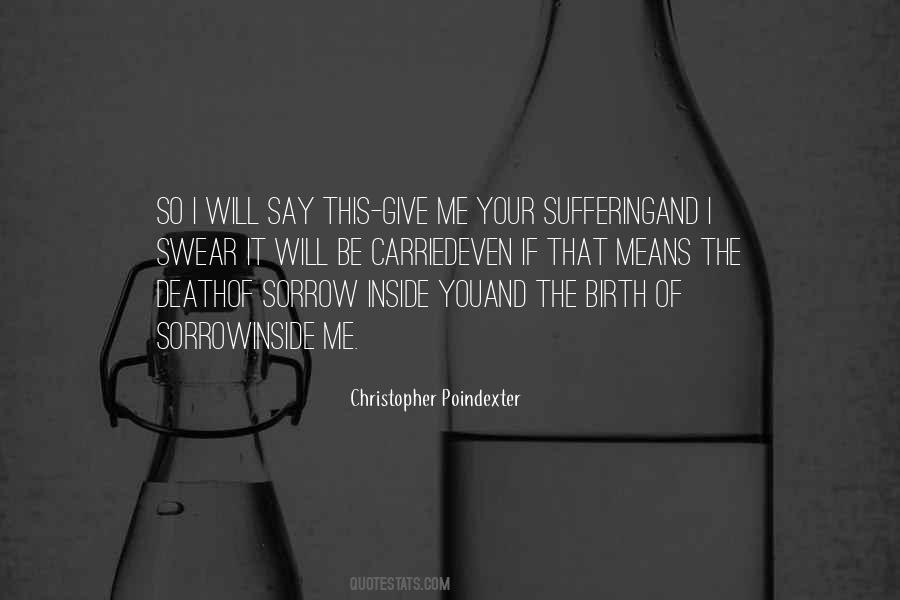 Christopher Poindexter Quotes #661618